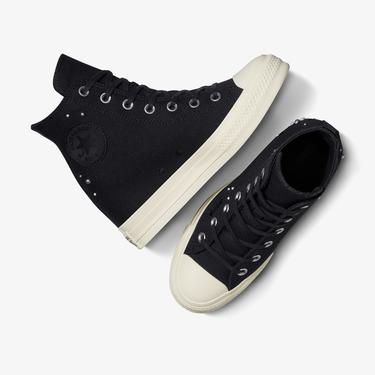  Converse Chuck Taylor All Star Wedge Kadın Siyah Platform Sneaker