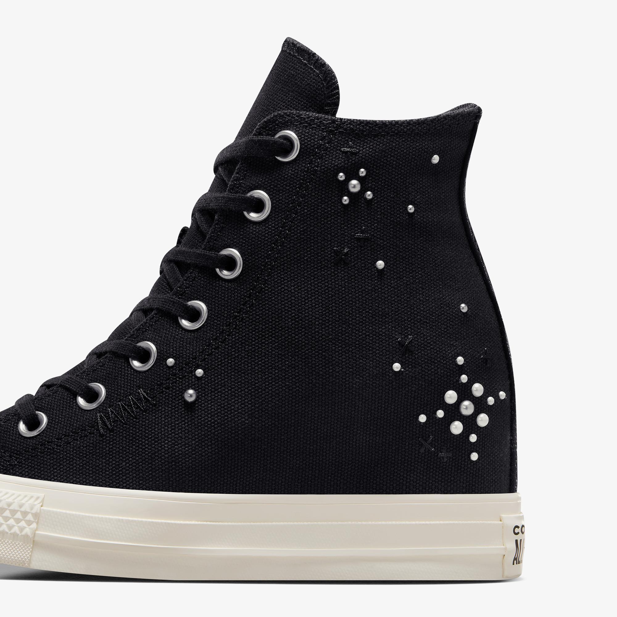 Converse Chuck Taylor All Star Wedge Kadın Siyah Platform Sneaker