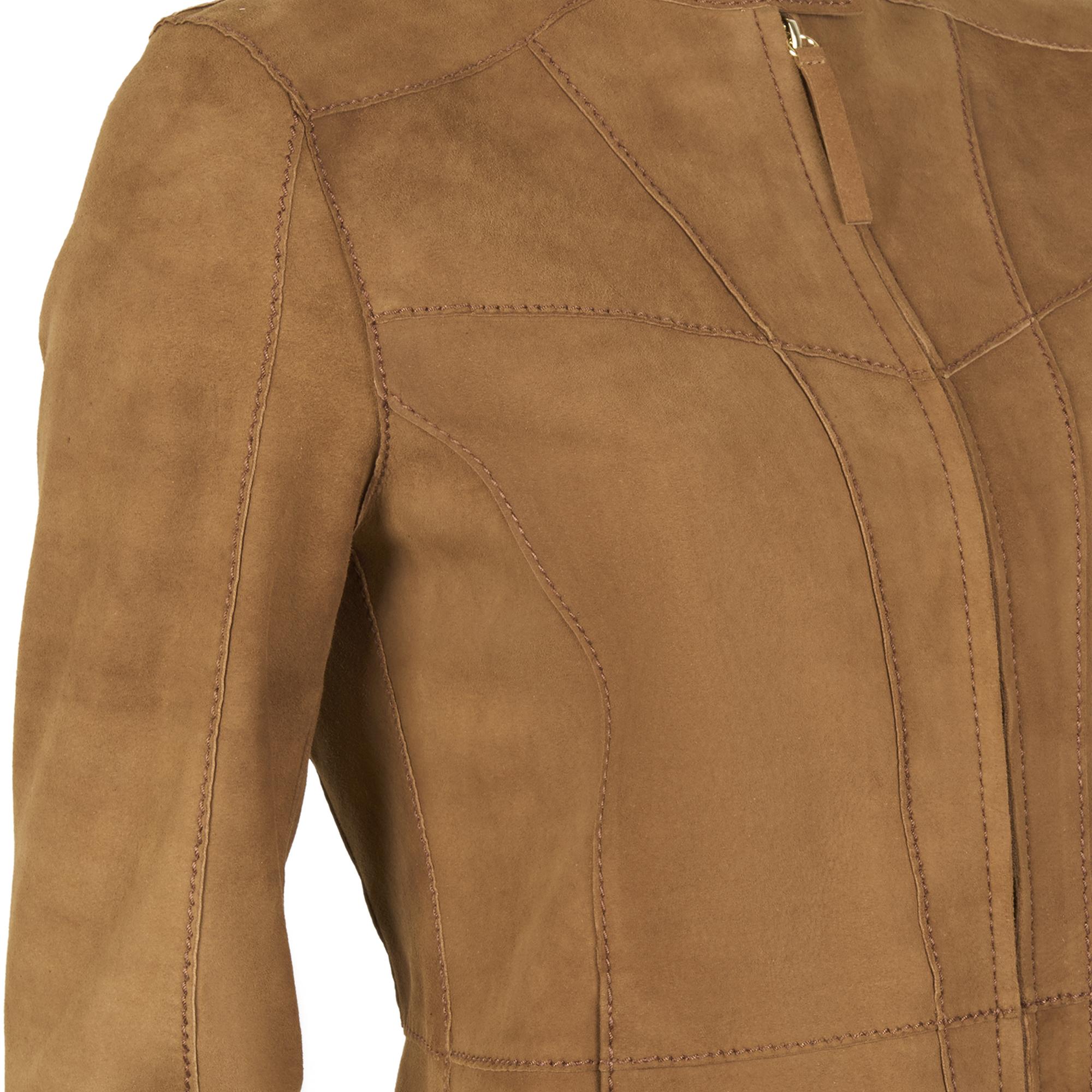 Kadın Taba Süet Ceket