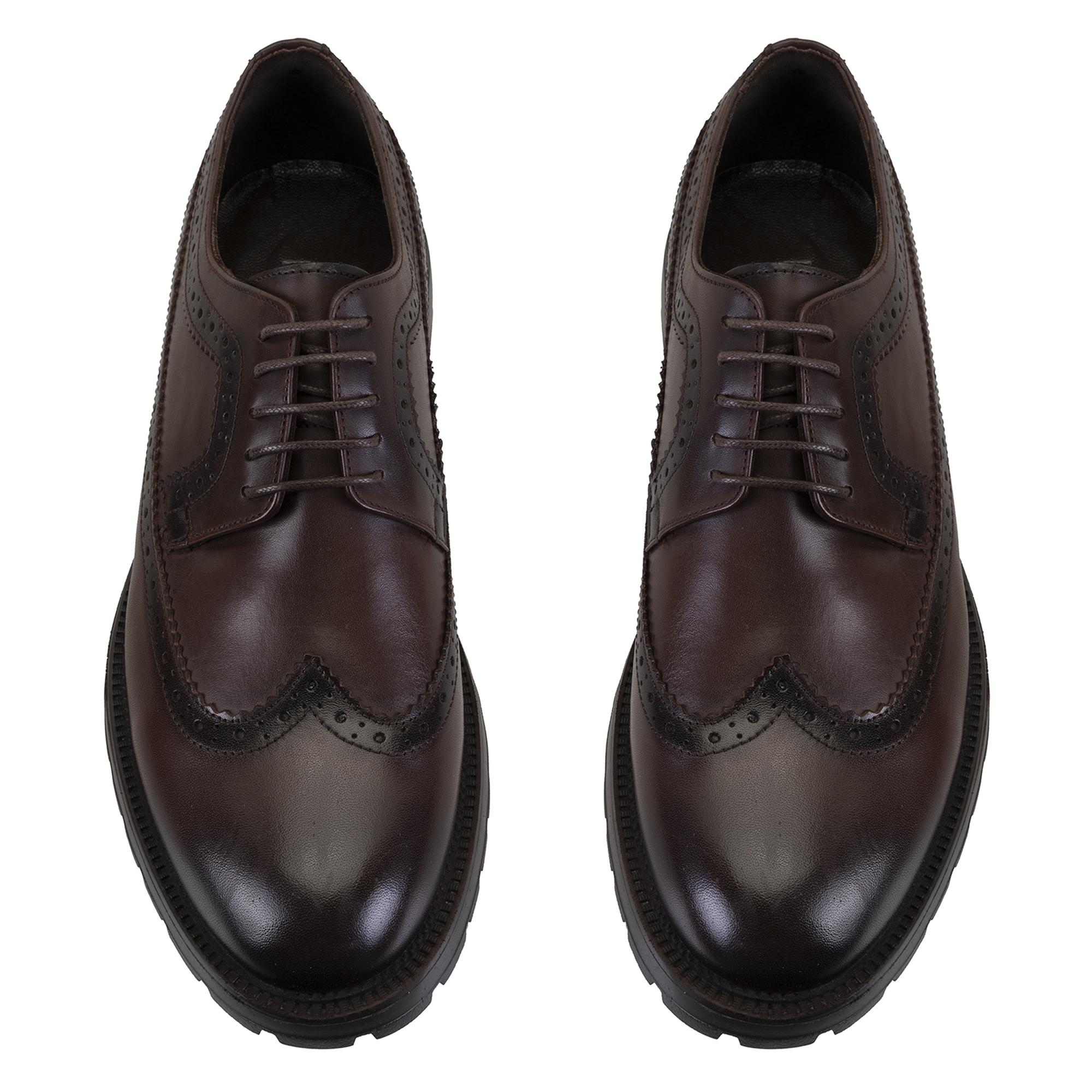 Heleni Kahve Erkek Deri Klasik Ayakkabı