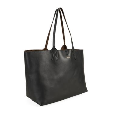  XXXEmely Leopar Kadın Çift Taraflı Deri Omuz Çantası