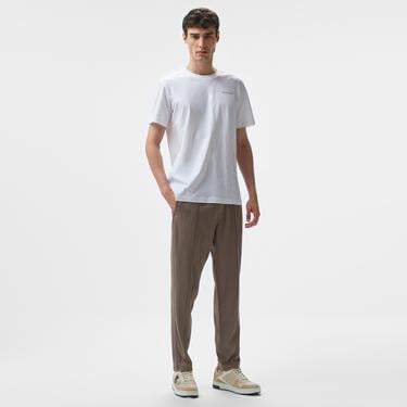  Calvin Klein Jeans Erkek Beyaz T-Shirt