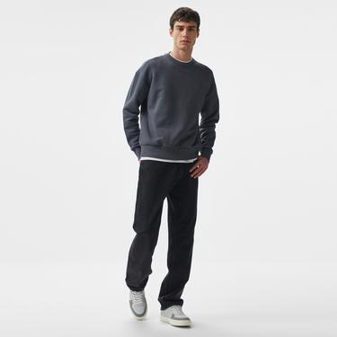  Calvin Klein Erkek Gri Sweatshirt