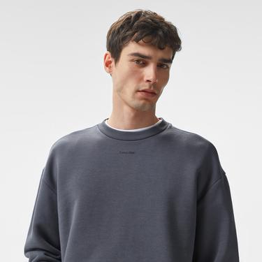  Calvin Klein Erkek Gri Sweatshirt