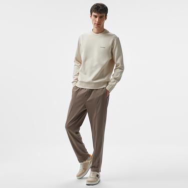  Calvin Klein Erkek Bej Sweatshirt