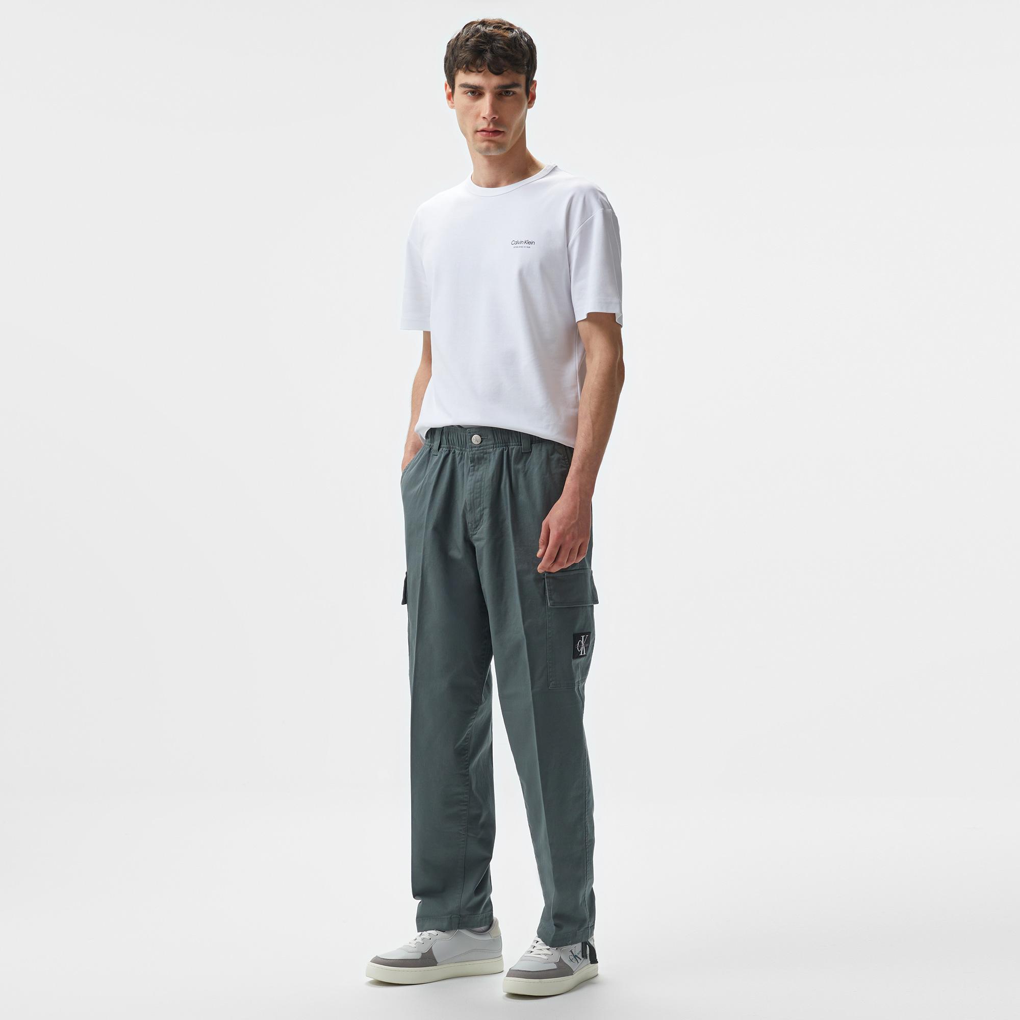 Calvin Klein Erkek Beyaz T-Shirt