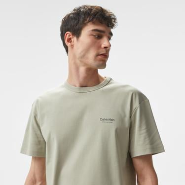  Calvin Klein Erkek Gri T-Shirt