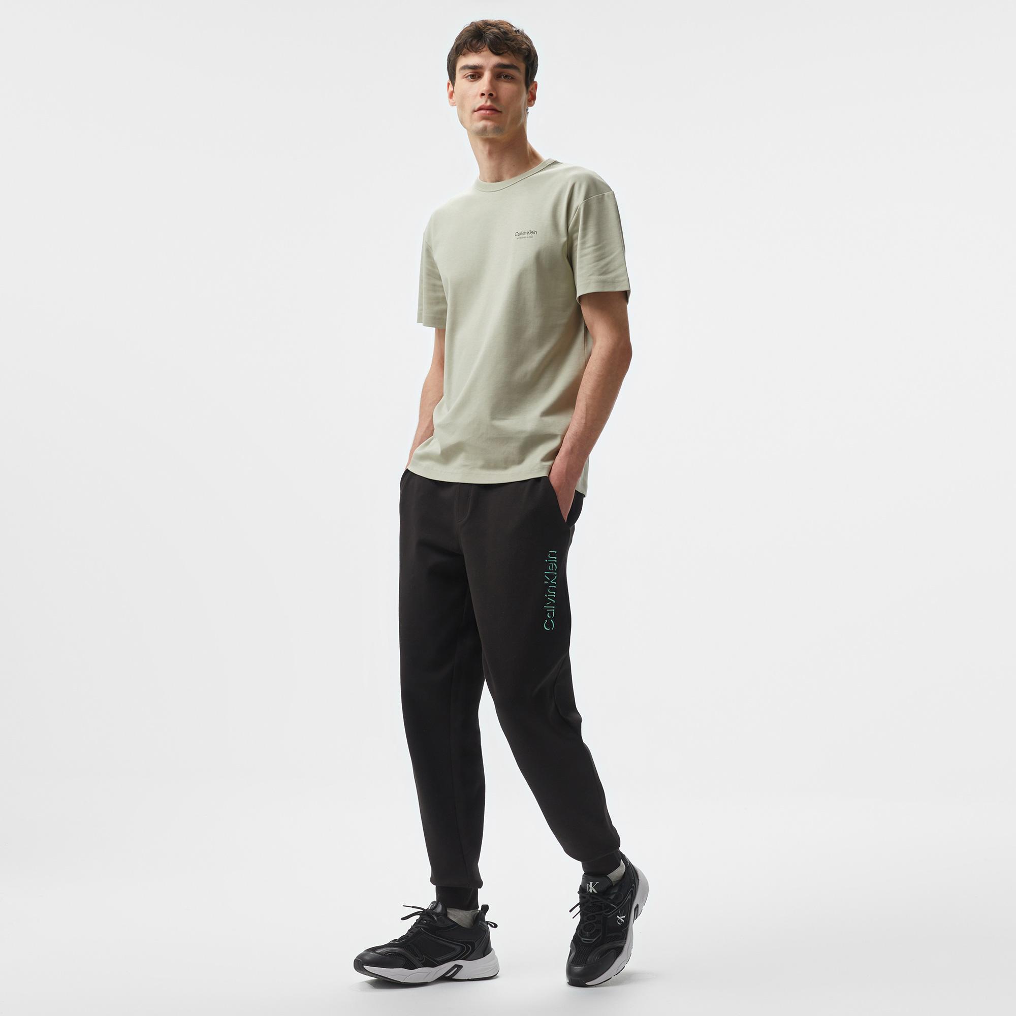 Calvin Klein Erkek Gri T-Shirt