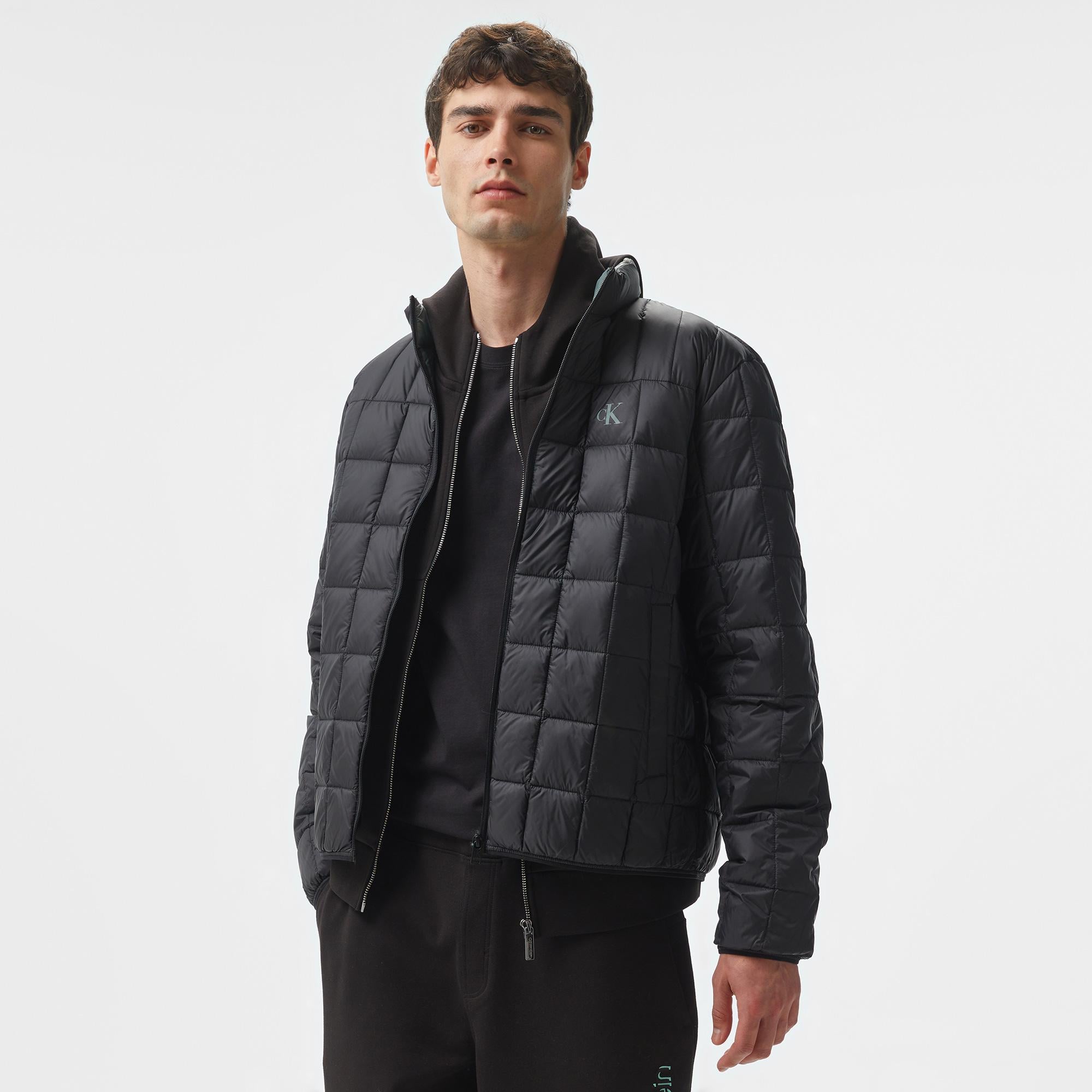 Calvin Klein Jeans Erkek Siyah Mont