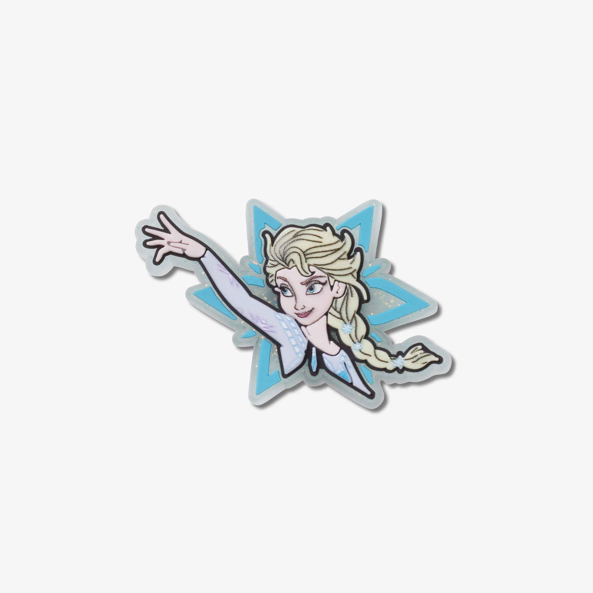  Crocs Elsa Snowflake Unisex Mavi Rozet