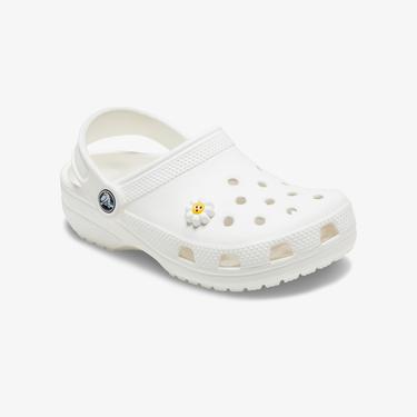  Crocs Shocked Daisy Unisex Beyaz Rozet