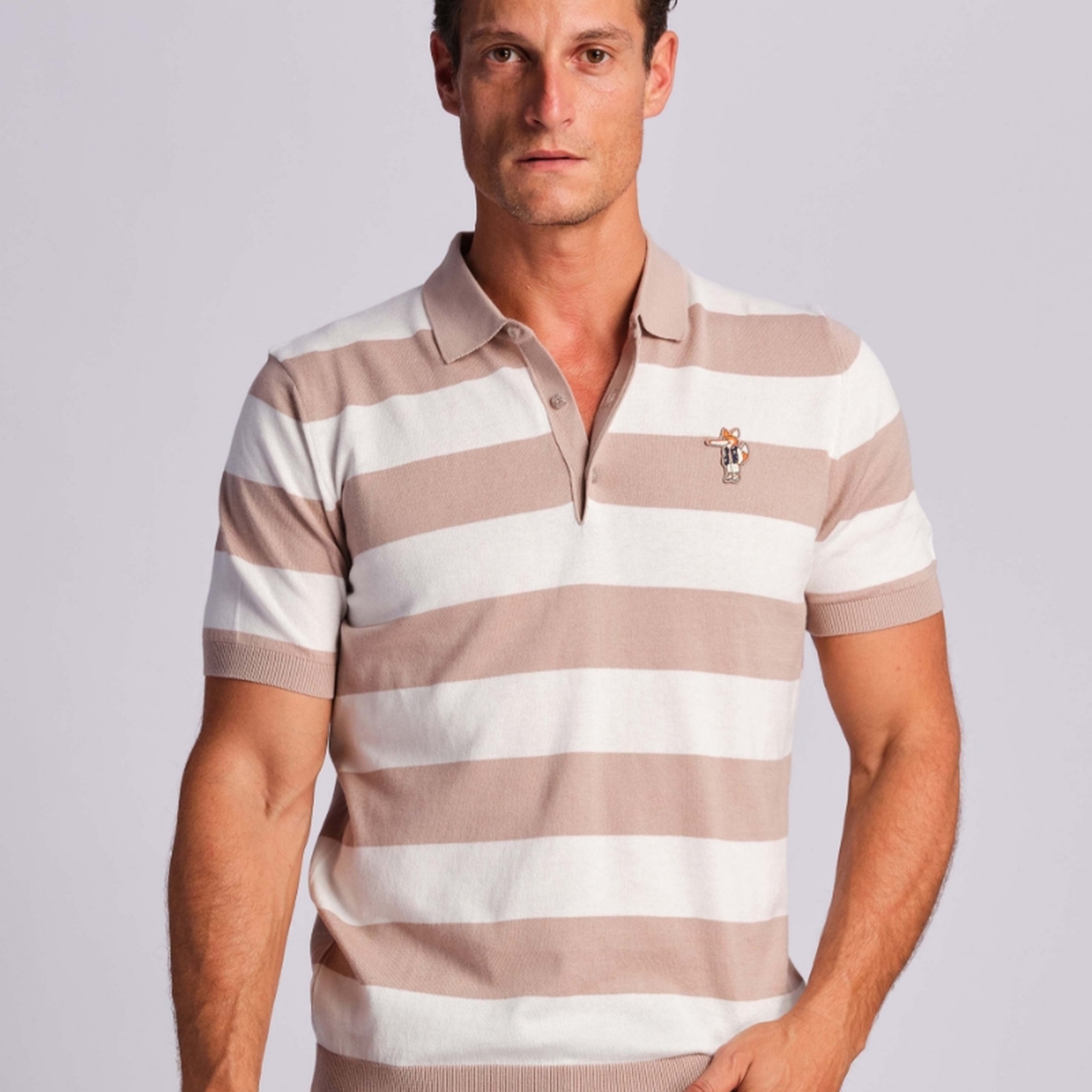 Açık Kahverengi Erkek Polo Tişört