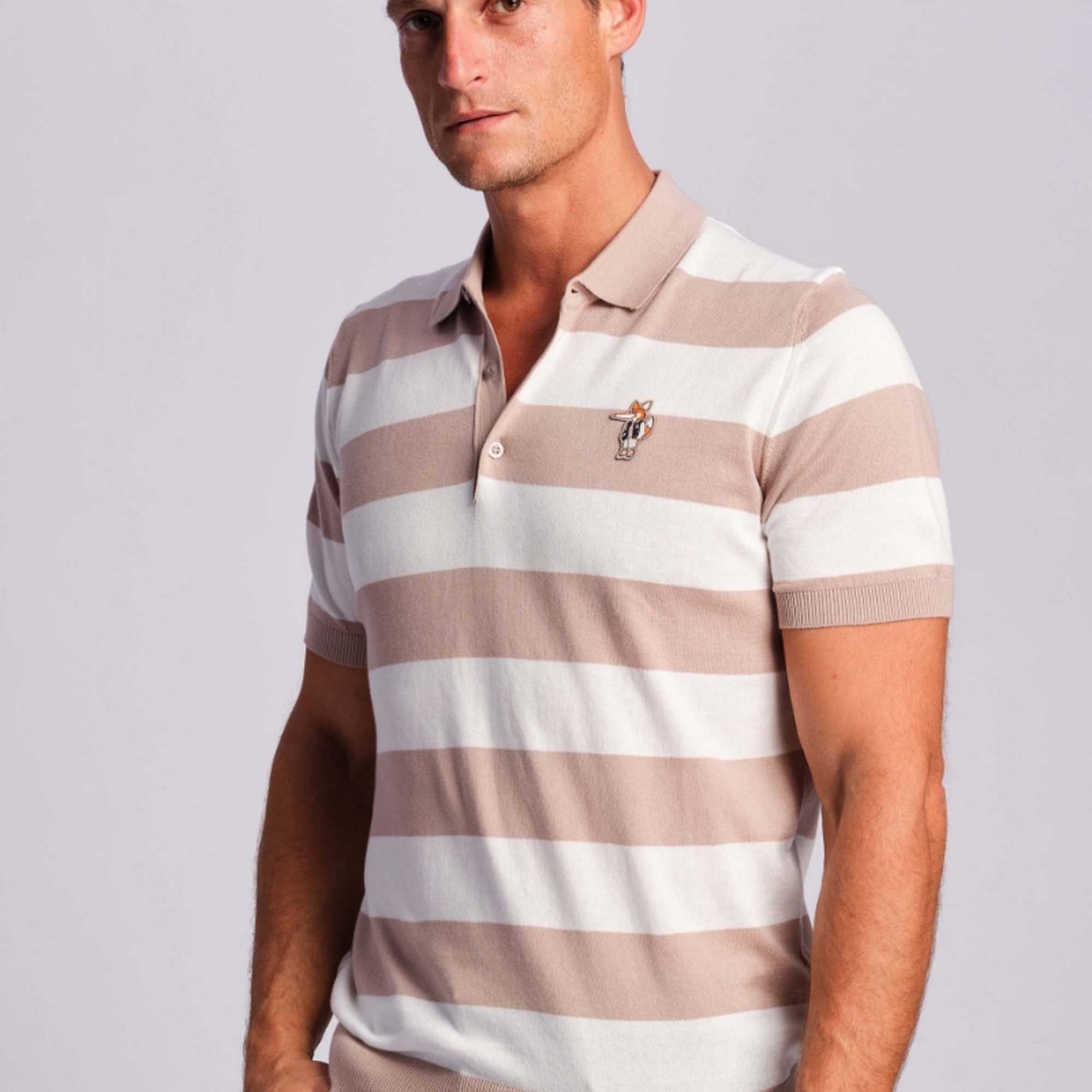 Açık Kahverengi Erkek Polo Tişört