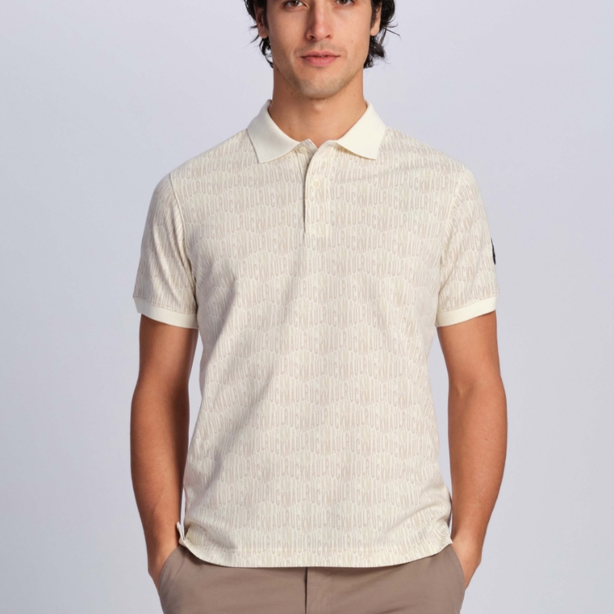 Ekru Erkek Polo Tişört