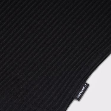  Converse Slim Fit Kadın Siyah Polo