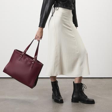  Etira Siyah Kadın Deri Bot