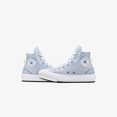  Converse Chuck Taylor All Star Lift Genç Mavi Platform Sneaker