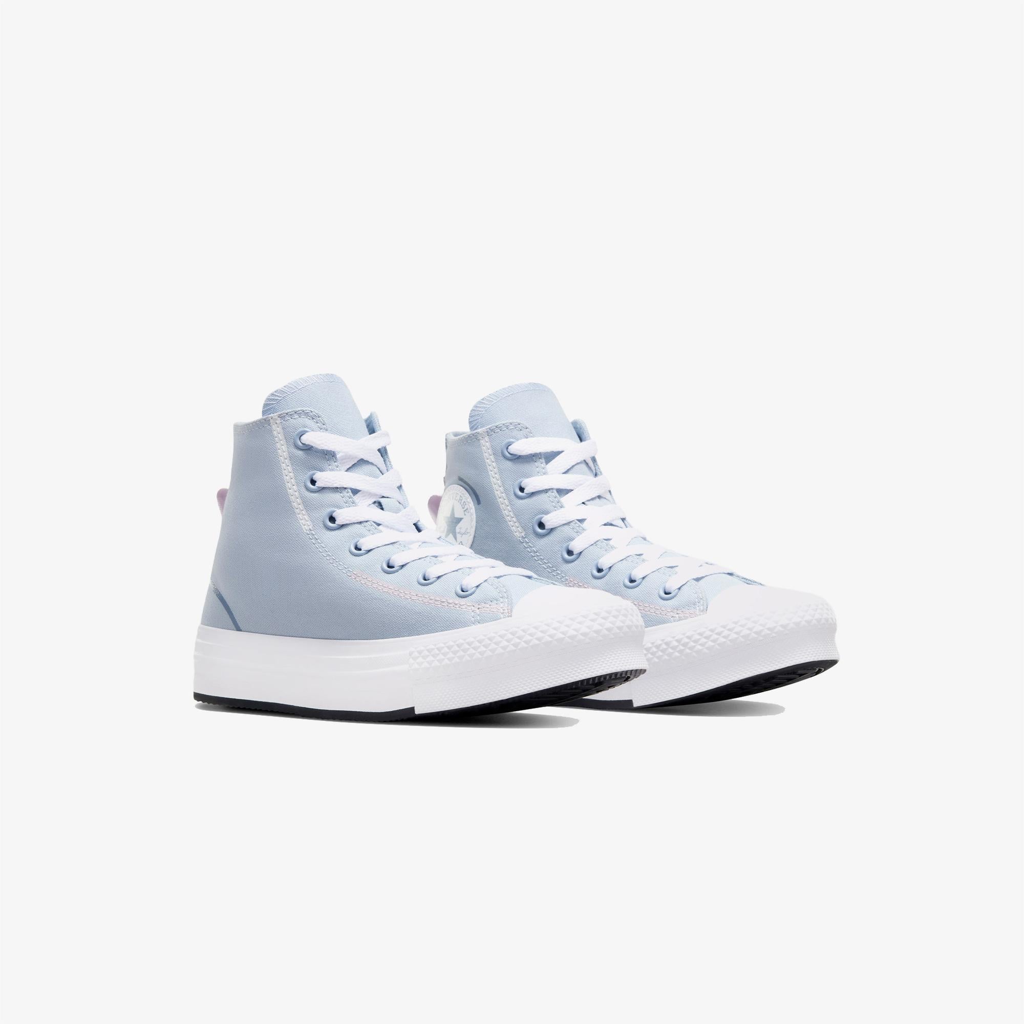 Converse Chuck Taylor All Star Lift Genç Mavi Platform Sneaker