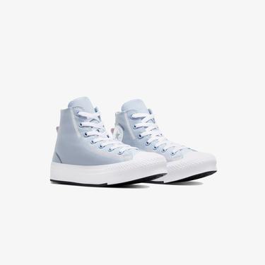  Converse Chuck Taylor All Star Lift Genç Mavi Platform Sneaker