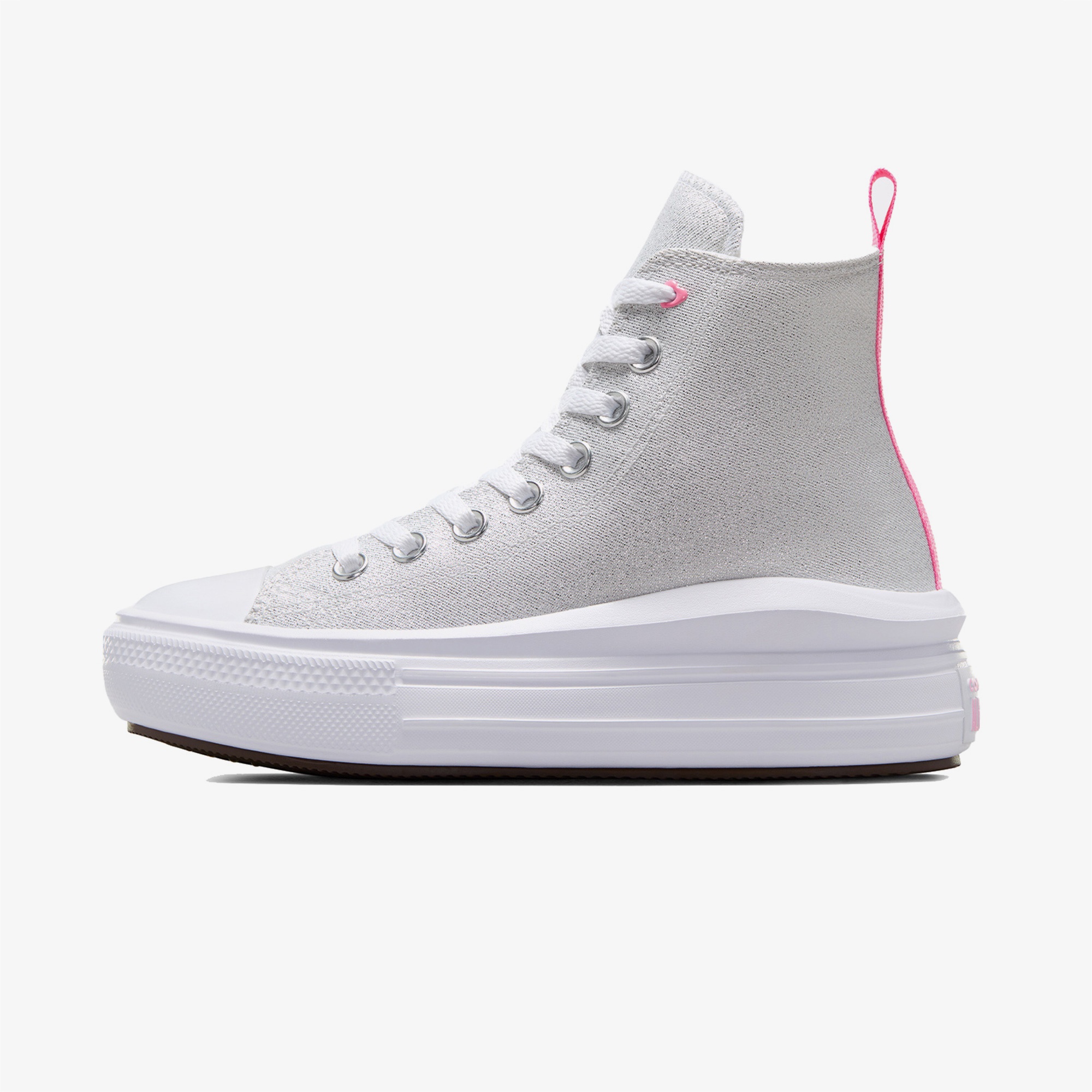 Converse Chuck Taylor All Star Move Platform Sparkle Çocuk Beyaz Sneaker