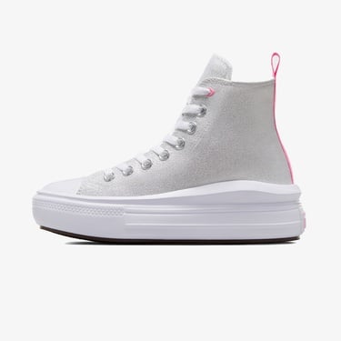  Converse Chuck Taylor All Star Move Platform Sparkle Çocuk Beyaz Sneaker