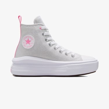  Converse Chuck Taylor All Star Move Platform Sparkle Çocuk Beyaz Sneaker