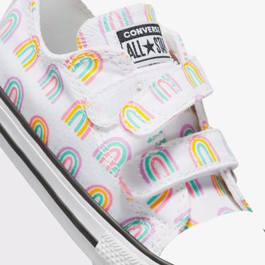  Converse Chuck Taylor All Star Rainbows Çocuk Beyaz Sneaker