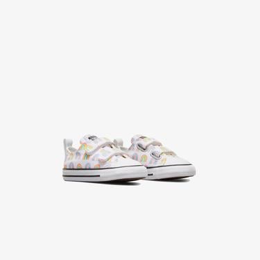  Converse Chuck Taylor All Star Rainbows Çocuk Beyaz Sneaker