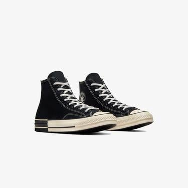  Converse Chuck 70 Black & White Unisex Siyah Sneaker