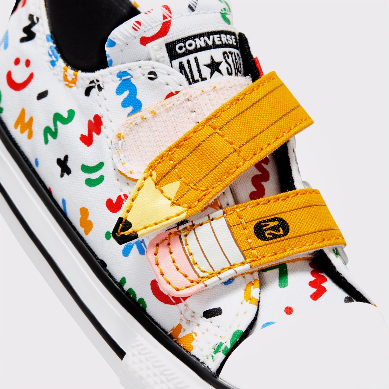 Converse Chuck Taylor All Star Doodles Çocuk Beyaz Sneaker - Görsel 5