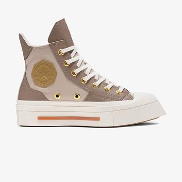  Converse Chuck 70 De Luxe Squared Unisex Kahverengi Platform Sneaker