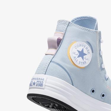  Converse Chuck Taylor All Star Lift Genç Mavi Platform Sneaker