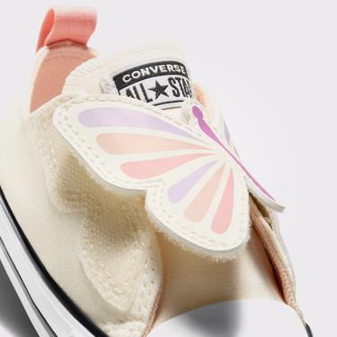  Converse Chuck Taylor All Star Butterflies Çocuk Ekru Sneaker