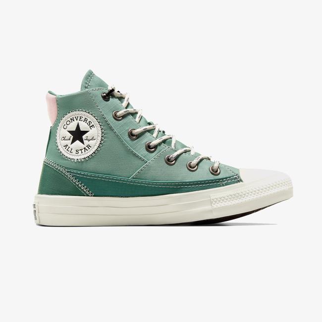  Converse Chuck Taylor All Star Patchwork Unisex Yeşil Sneaker