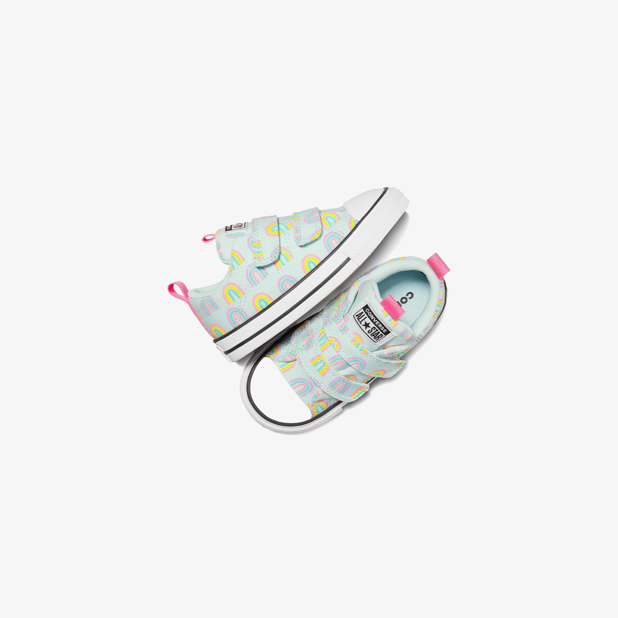 Converse Chuck Taylor All Star Rave Easy-On Rainbows Çocuk Mavi Sneaker