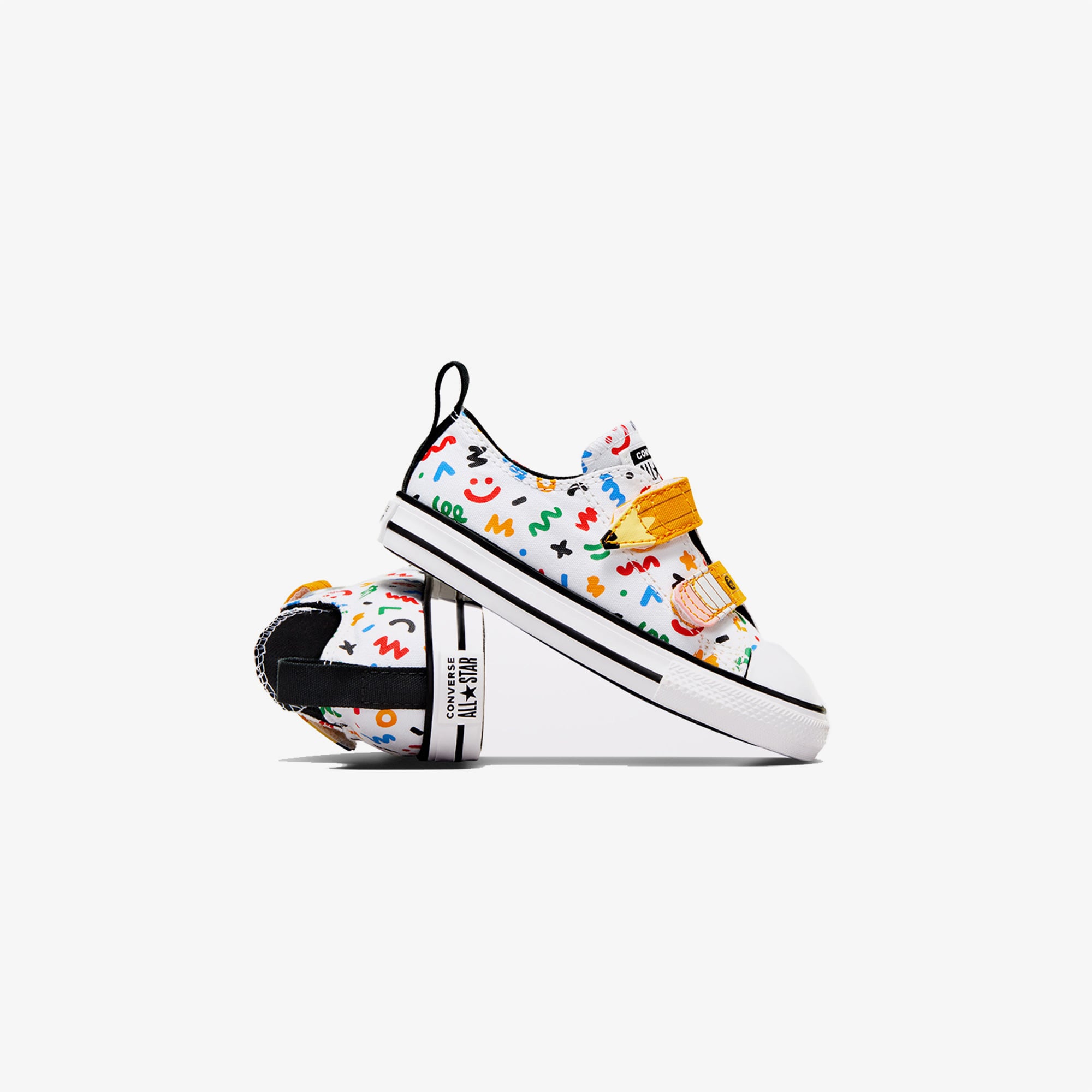 Converse Chuck Taylor All Star Doodles Çocuk Beyaz Sneaker - Görsel 4