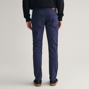  GANT Erkek Lacivert Slim Fit Jean