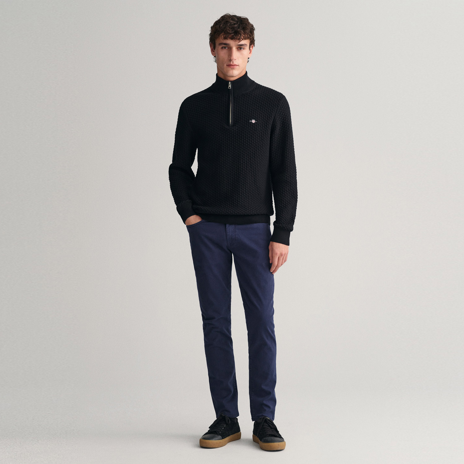  GANT Erkek Lacivert Slim Fit Jean