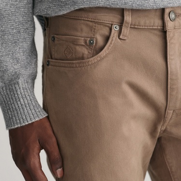  GANT Erkek Kahverengi Slim Fit Jean