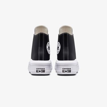  Converse Chuck Taylor All Star Move Platform Foundational Leather Kadın Siyah Sneaker
