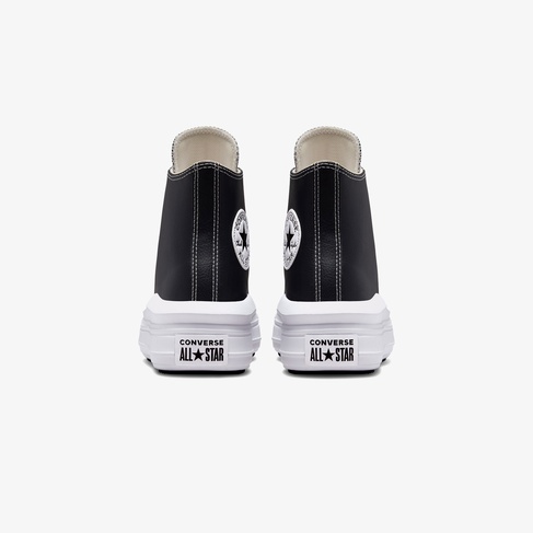 Converse Chuck Taylor All Star Move Platform Foundational Leather Kadın Siyah Sneaker