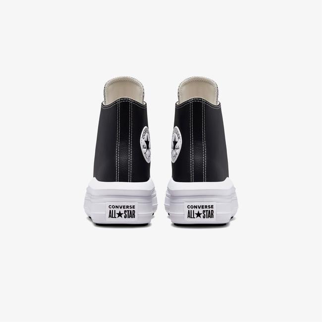  Converse Chuck Taylor All Star Move Platform Foundational Leather Kadın Siyah Sneaker