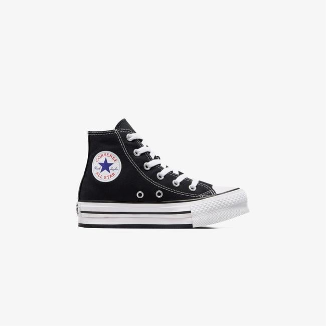  Converse Chuck Taylor All Star Eva Lift Çocuk Siyah Platform Sneaker