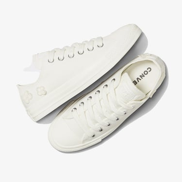  Converse Chuck Taylor All Star 3D Flowers Kadın Krem Sneaker