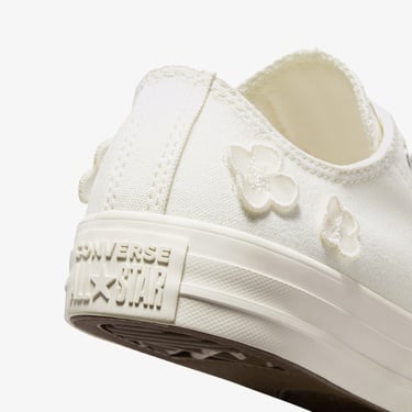  Converse Chuck Taylor All Star 3D Flowers Kadın Krem Sneaker