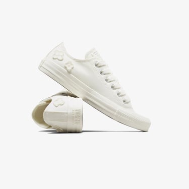  Converse Chuck Taylor All Star 3D Flowers Kadın Krem Sneaker