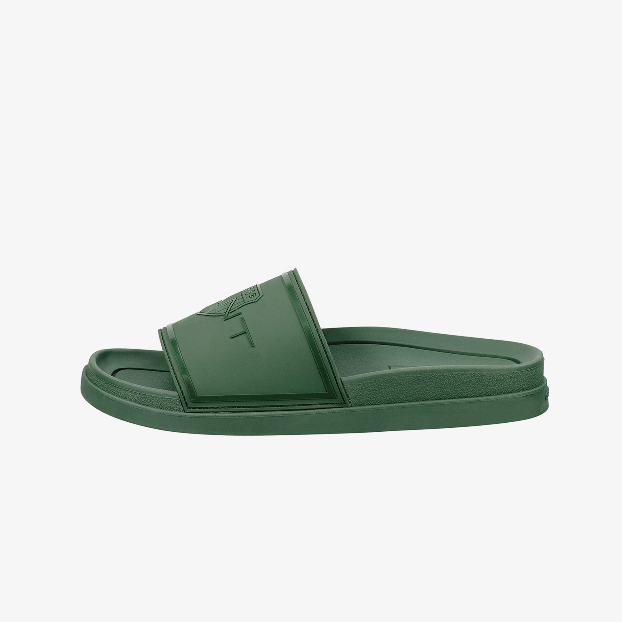 GANT Erkek Yeşil Logolu Terlik