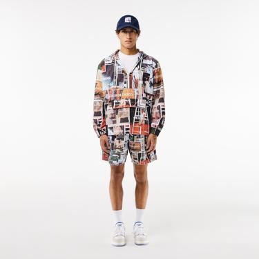  Erkek Baskılı Renkli Mayo Şort