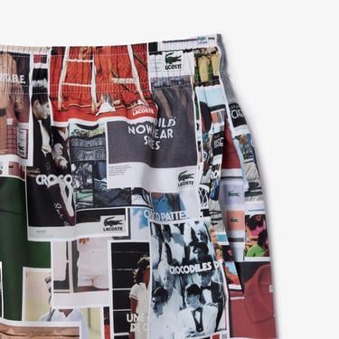  Erkek Baskılı Renkli Mayo Şort