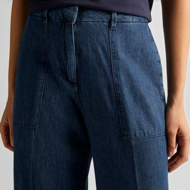  GANT Kadın Lacivert Relaxed Fit Pantolon